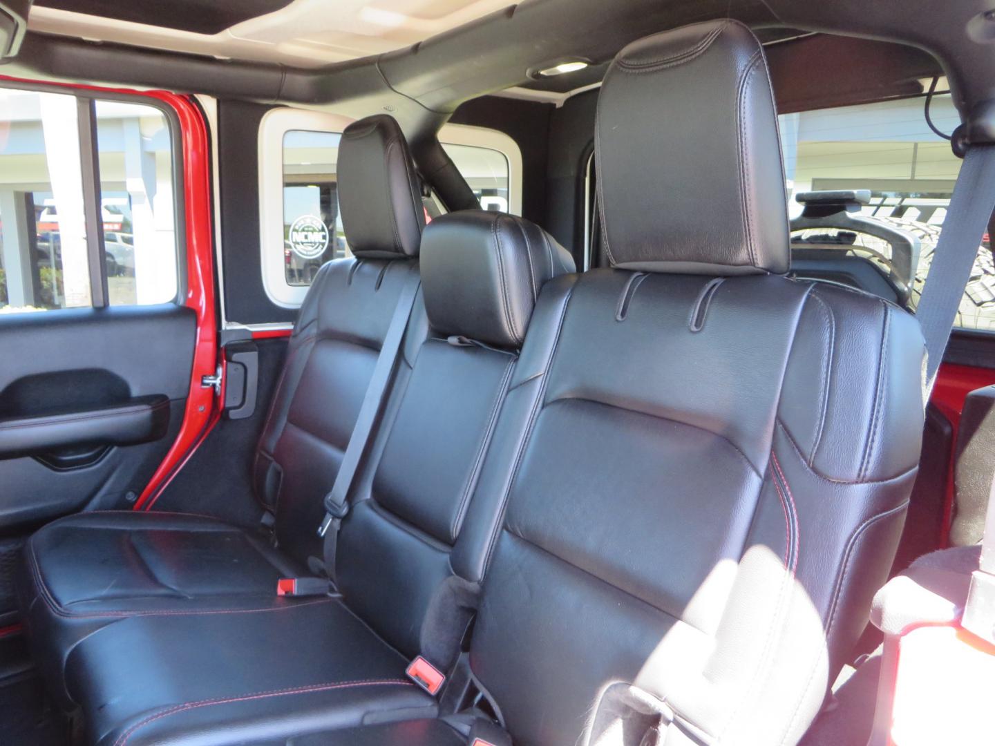 2019 Red /Black Jeep Wrangler Unlimited Rubicon (1C4HJXFN7KW) with an 2.0L L4 DOHC 16V TURBO engine, automatic transmission, located at 2630 Grass Valley Highway, Auburn, CA, 95603, (530) 508-5100, 38.937893, -121.095482 - Rubicon JL ready for all of your offroad adventures. This Jeep is sitting on a Rubicon Express lift kit, RE 2.5 Extreme series shocks, 17" Method bead grip wheels, 37" BFG KO2 tires, EVO front bumper, Warn winch, Road Armor rock slliders, and a HD Jeep spare tire carrier. - Photo#41